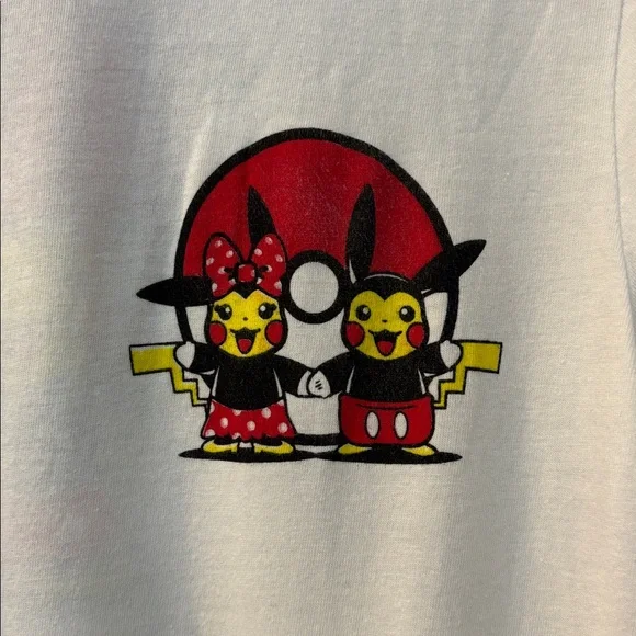 Bella Canvas White Tee with Red Graphic - Picture 2 of 6